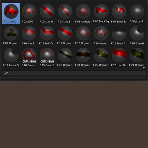 Small Brushes  Pack (texture paint) preview image